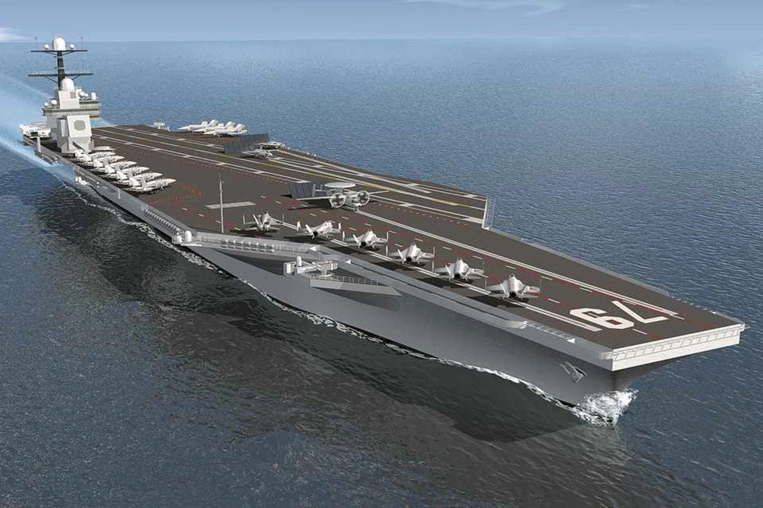 Novo porta-aviões norte-americano