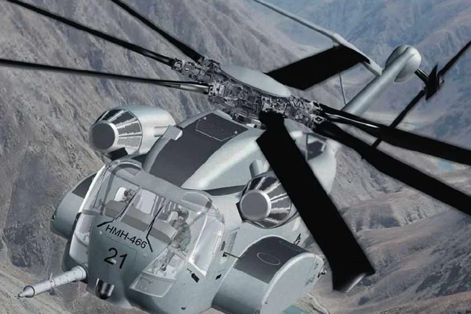 Primeiro CH-53K começa a ser montado