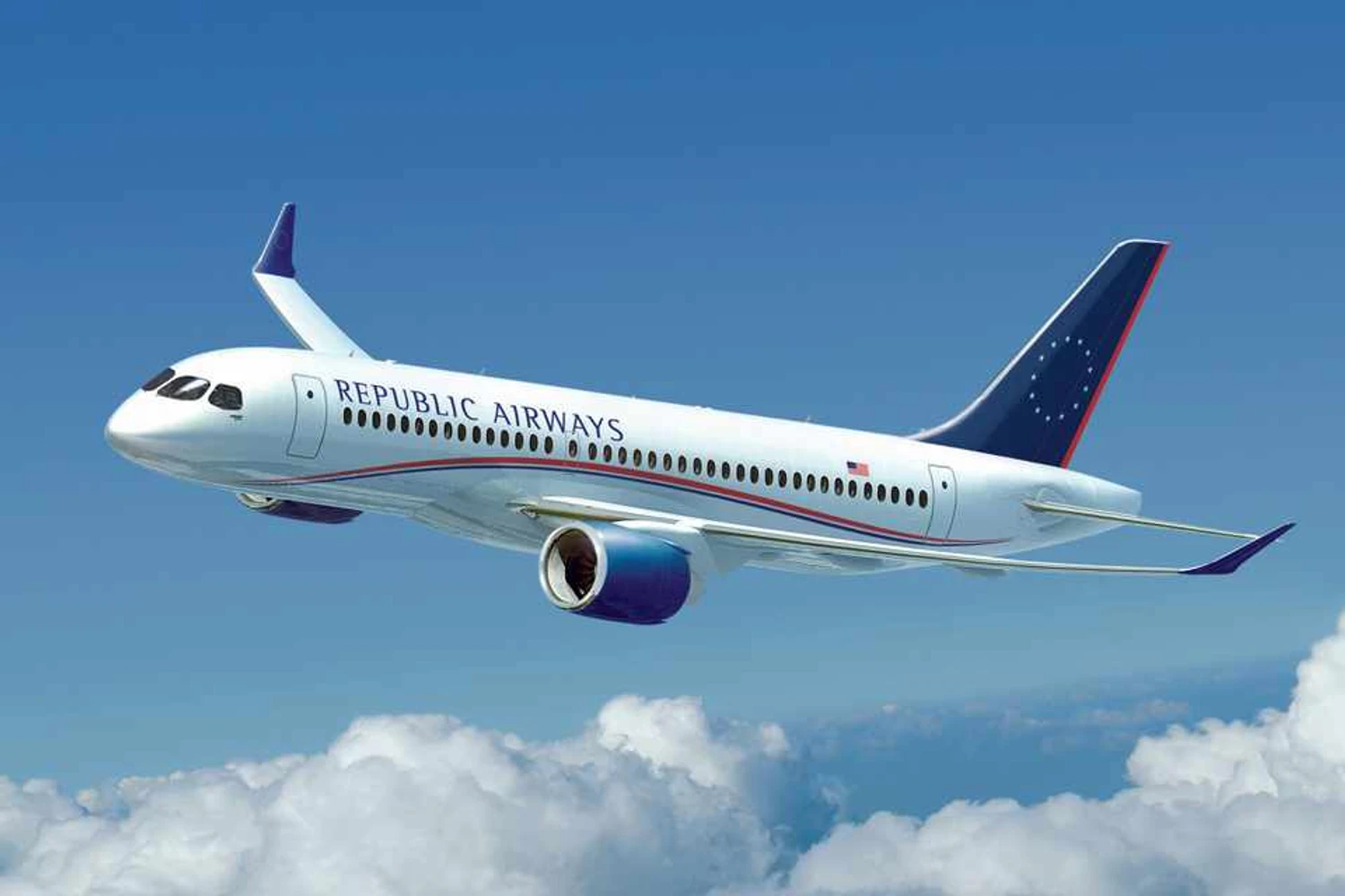 Republic Airways é primeira cliente americana do Bombardier CS300