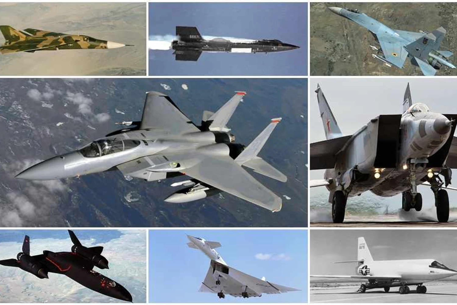 Conheça os aviões mais rápidos de todos os tempos