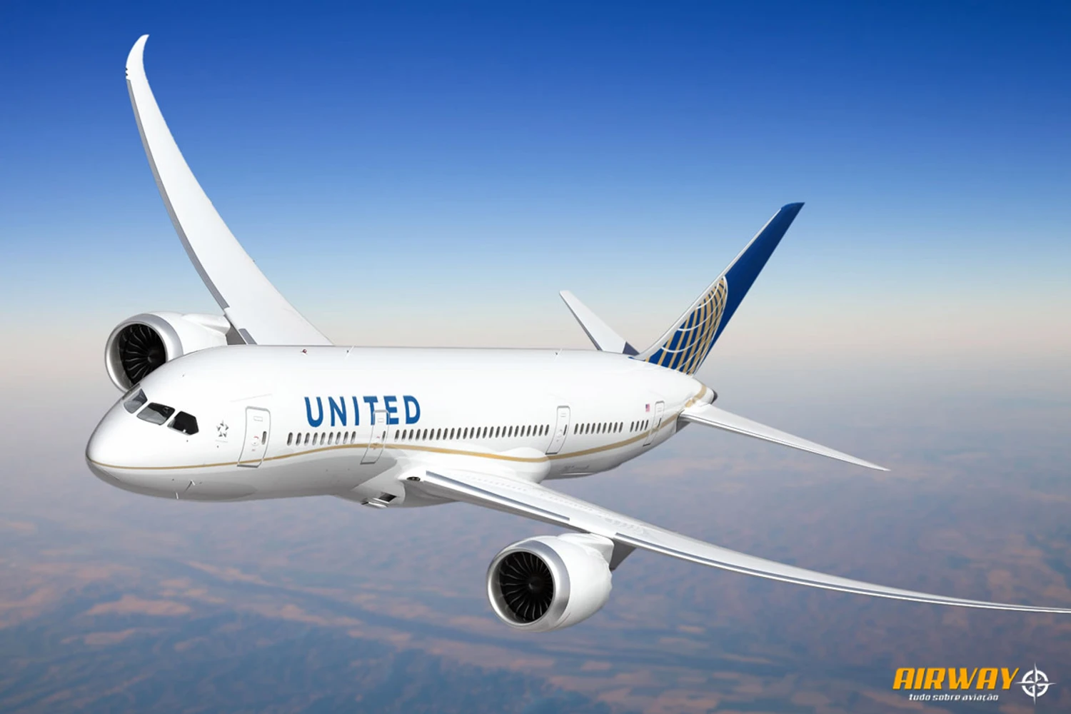 A United liga Houston a Guarulhos diariamente com o novo jato