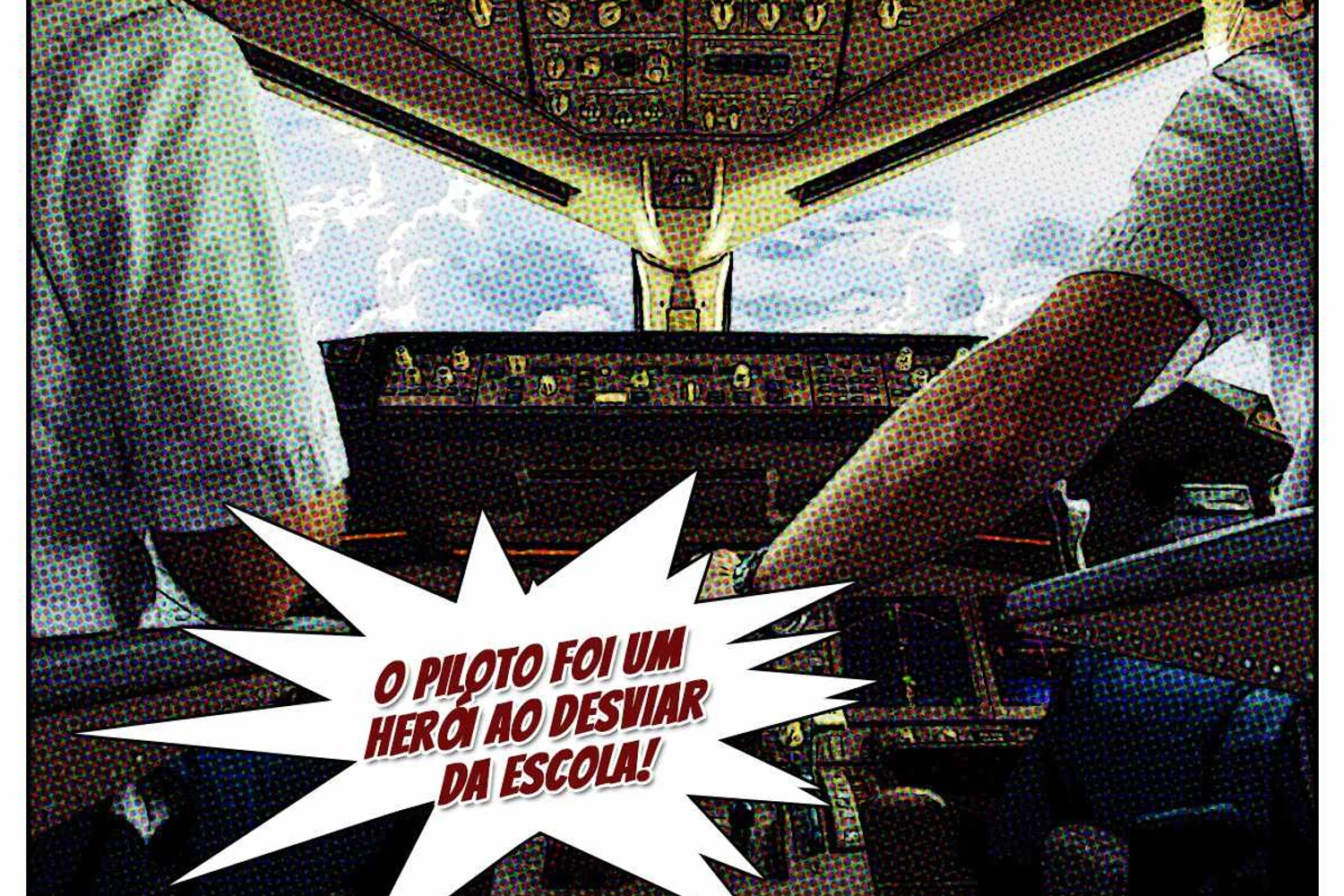 Num momento de pane, pilotos são treinados para manter o avião voando, ou seja, não há tempo para pensar em outras coisas