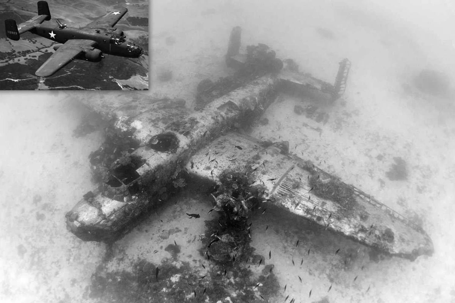 O bombardeiro B-25 Mitchell também voou na FAB