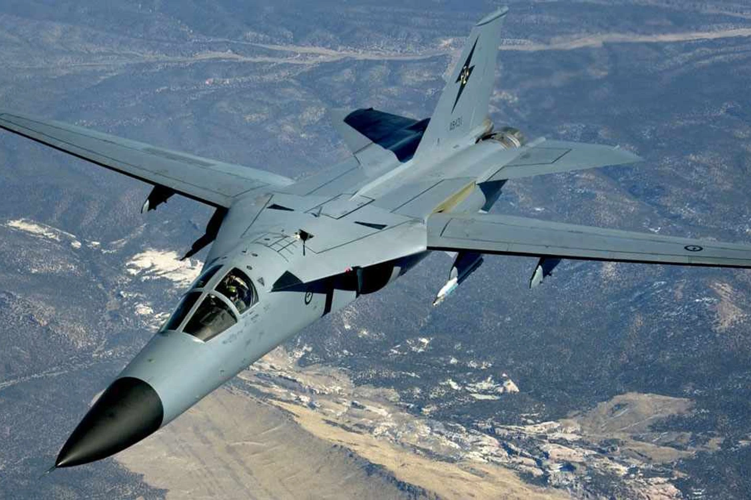 A Austrália desistiu do Vulcan e acabou comprando o F-111, fabricado nos EUA (Foto - RAAF)