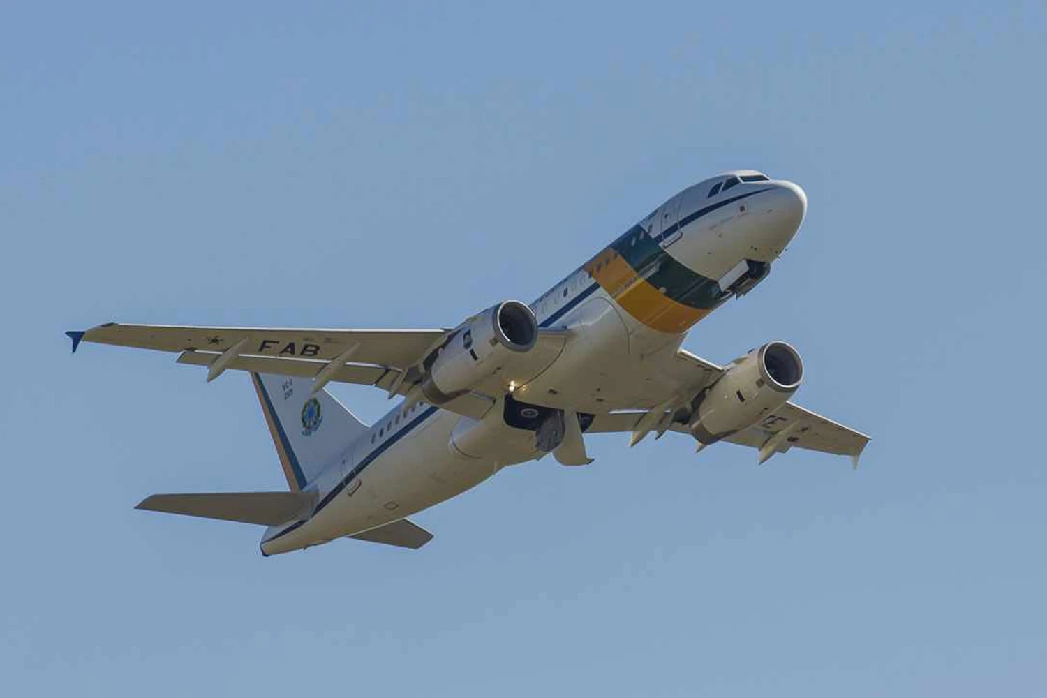 O FAB VC1A, avião presidencial, é o único jato executivo de grande porte em operação no Brasil (Foto - FAB)