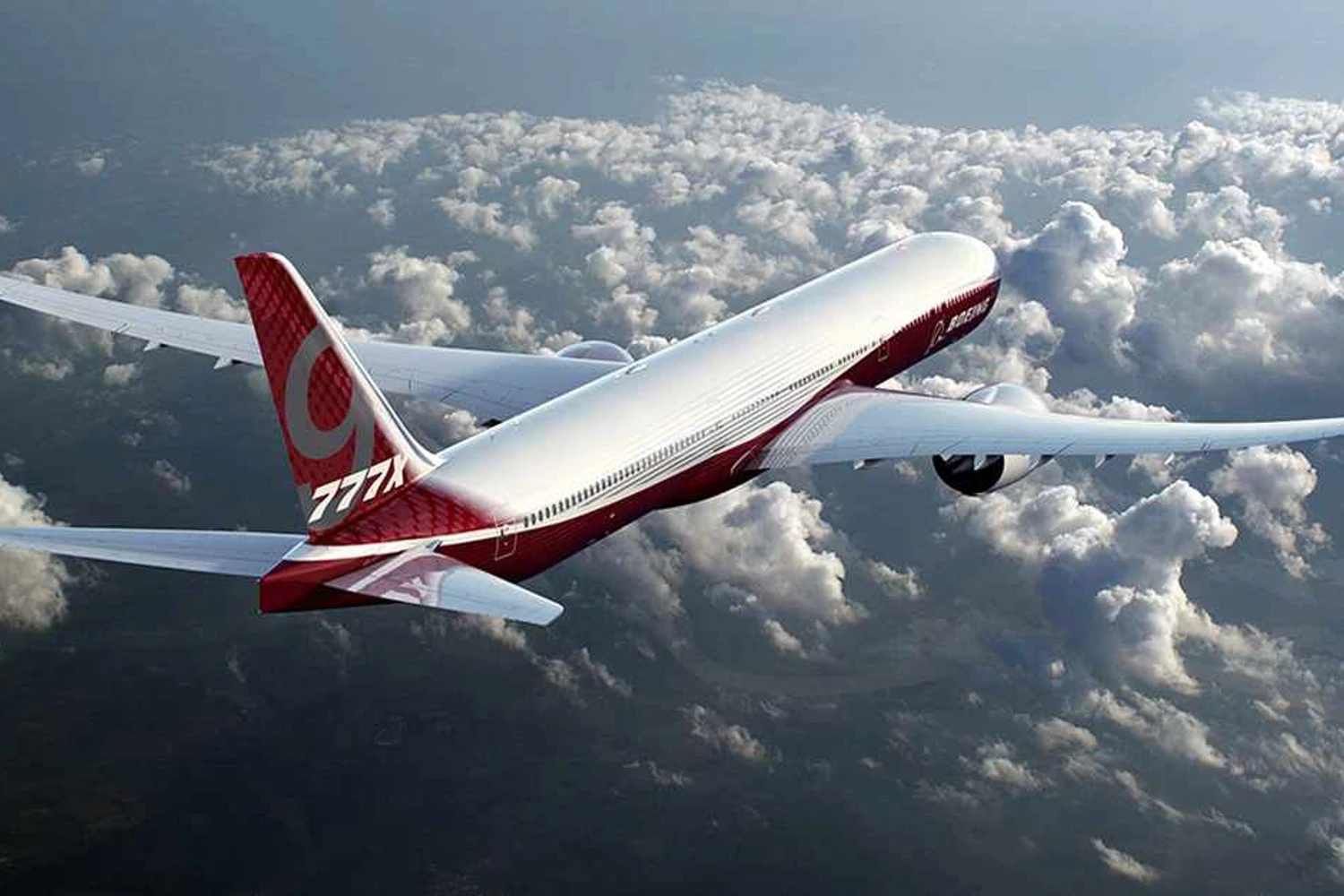 O principal concorrente do Boeing 777X é o Airbus A350 (Boeing)