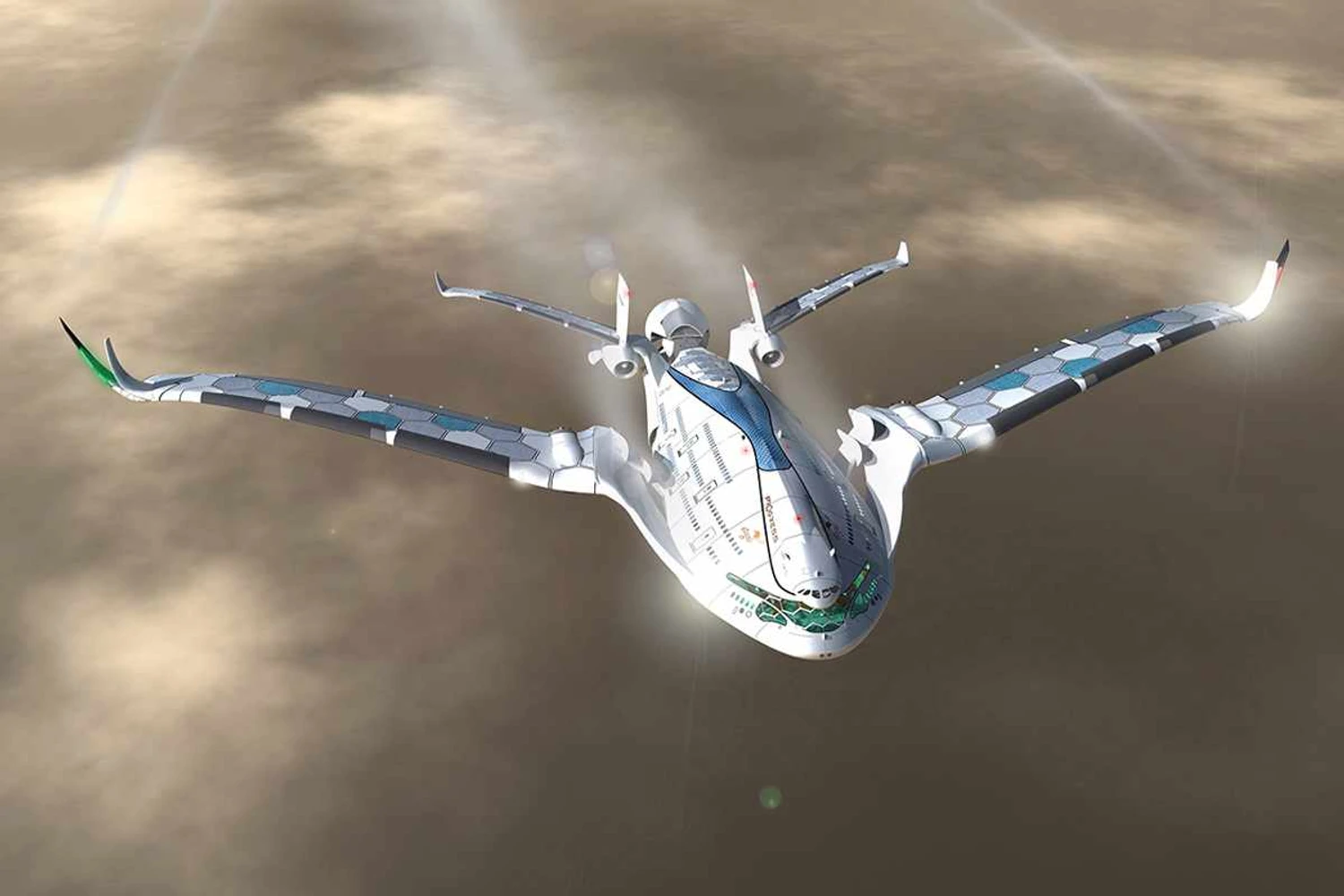 Designer cria “avião baleia” para 755 passageiros