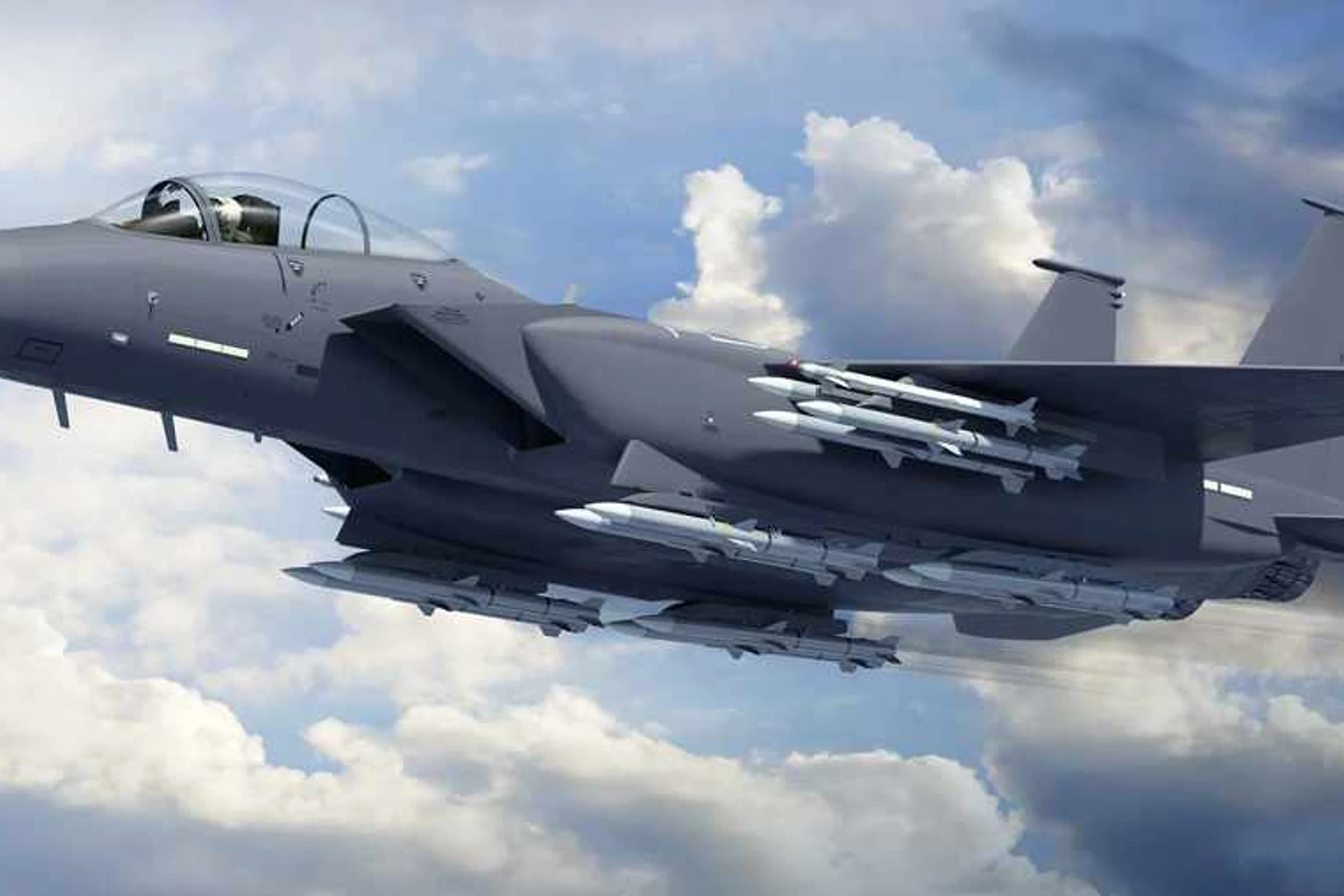 Boeing dobra capacidade de armas do caça F-15 em nova versão