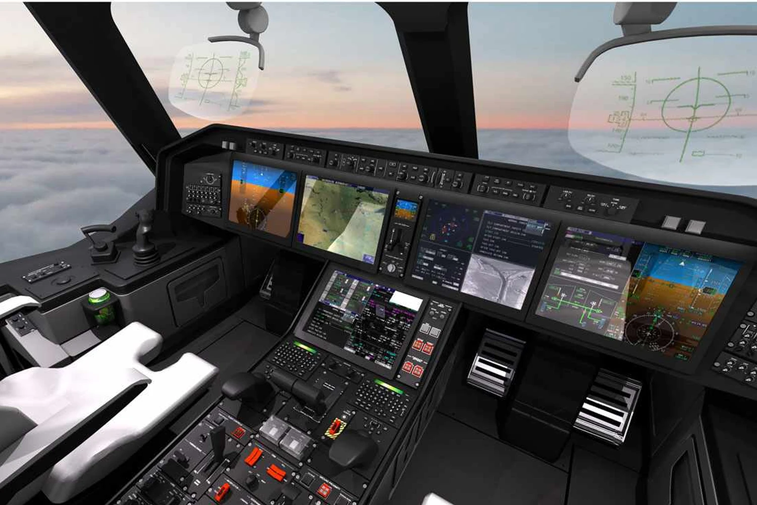 Embraer seleciona painel de última geração para o KC-390