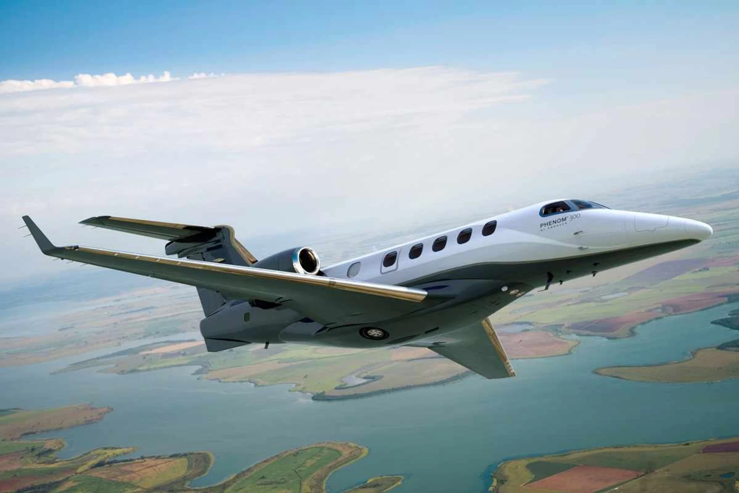 Phenom 300 é o jato executivo mais entregue pelo terceiro ano