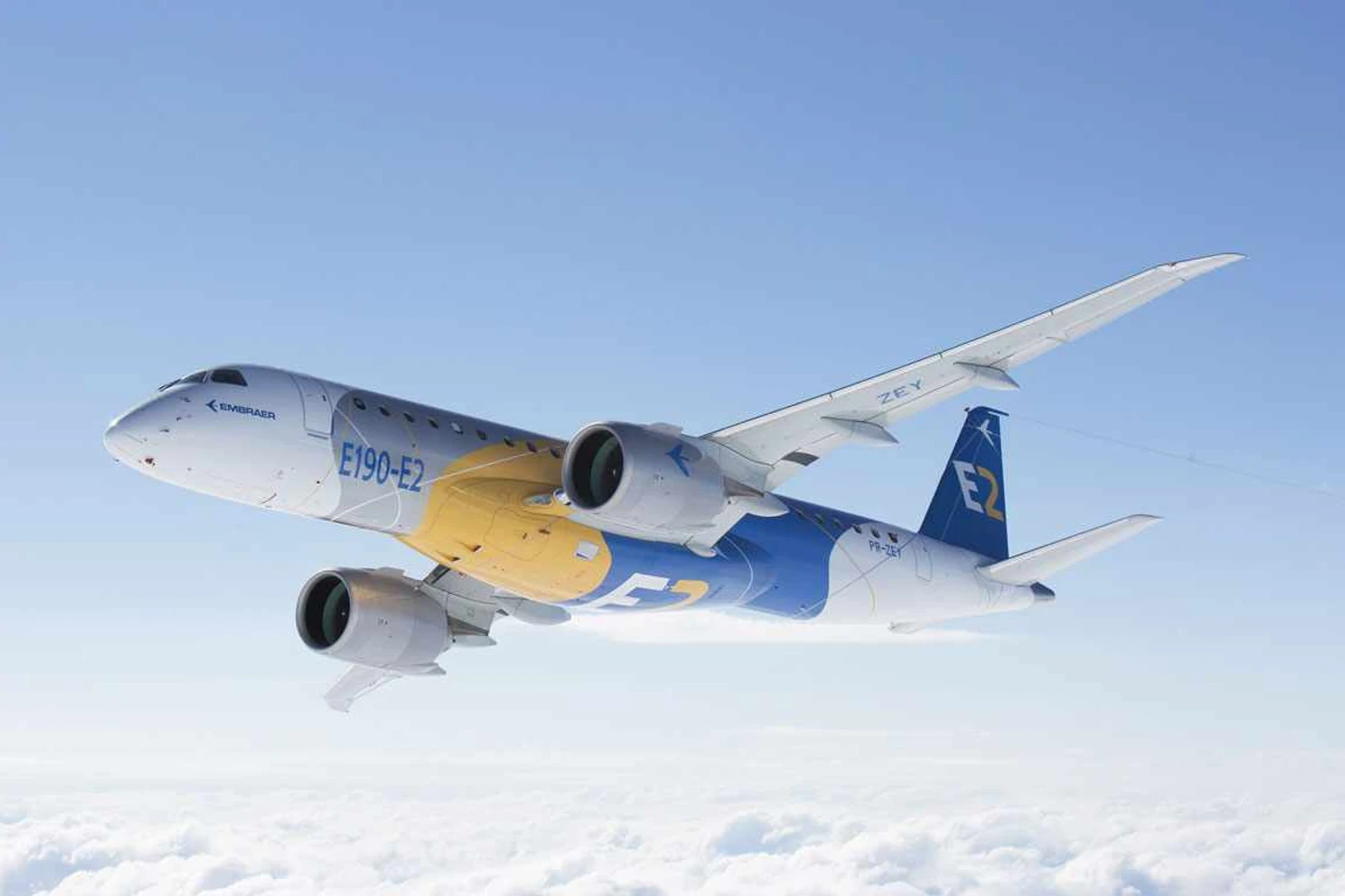 Motor do novo Embraer E190-E2 é aprovado nos EUA