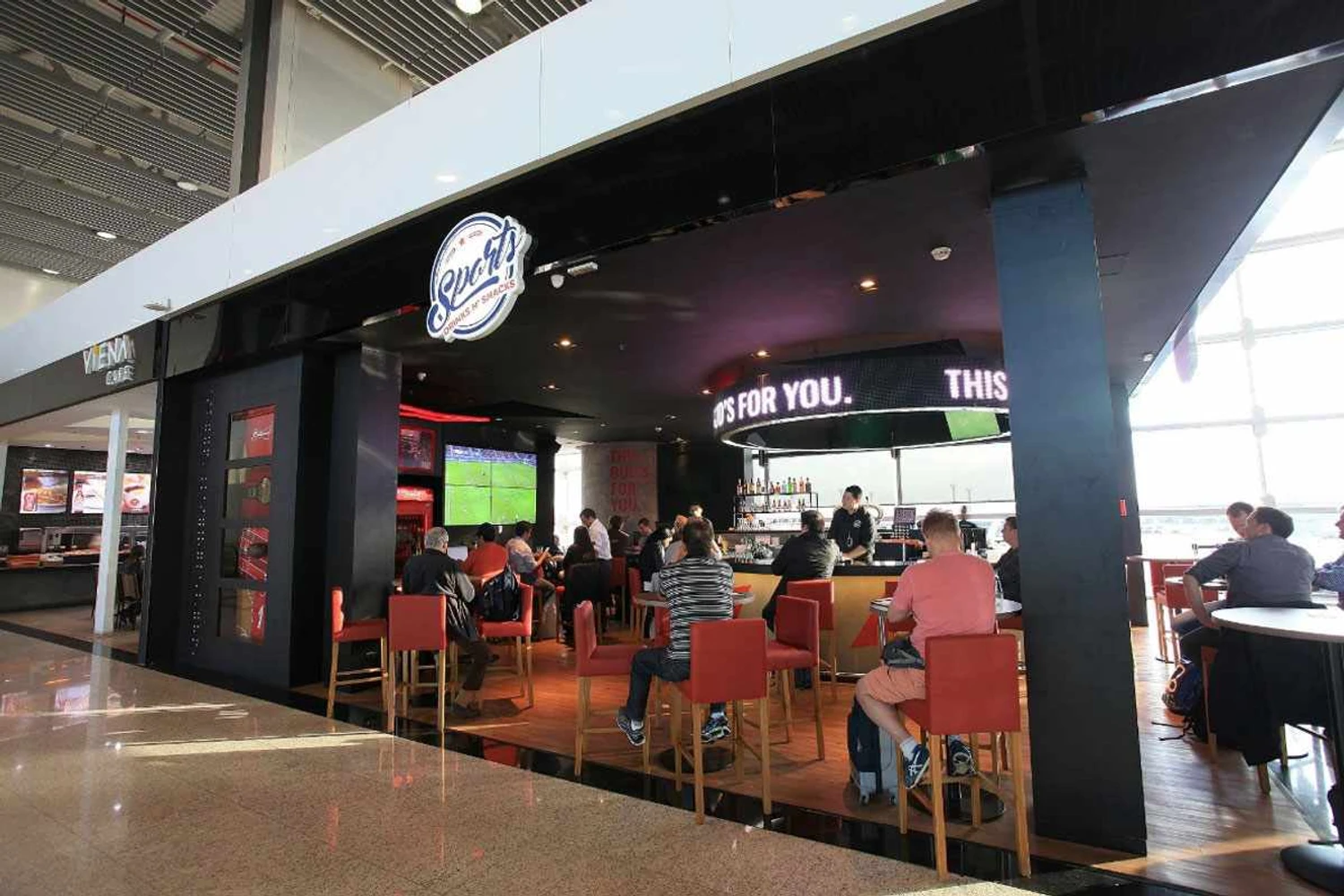 Sports Bar é inaugurado no Aeroporto de Guarulhos
