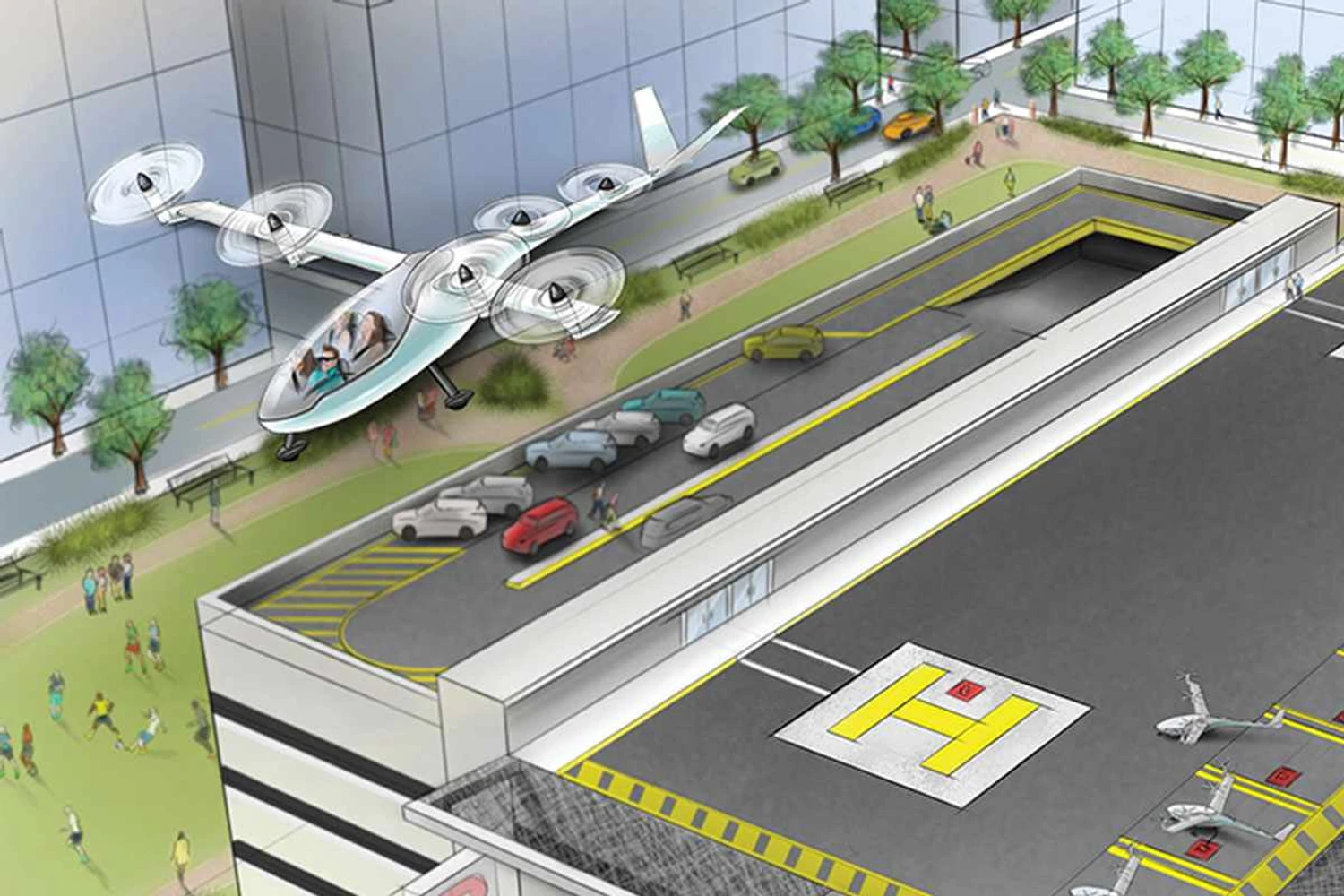 Uber detalha como será serviço de táxi aéreo, se um dia ele existir