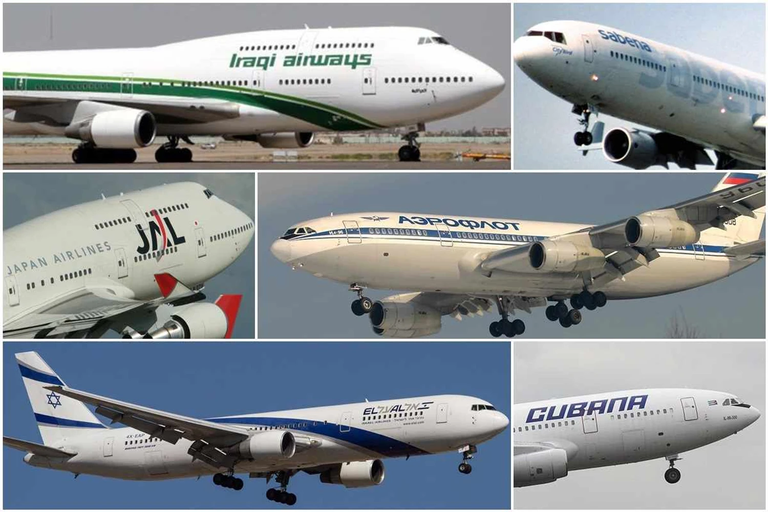 Essas companhias aéreas já voaram para o Brasil