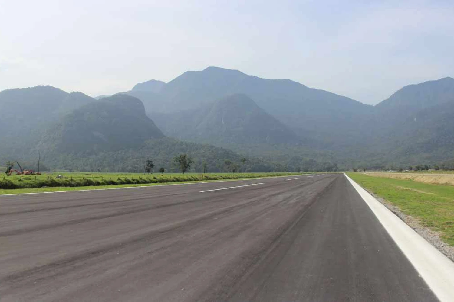 Quase um "Santos Dumont": a pista do condomínio de 1.270 metros de comprimento (Thiago Vinholes)