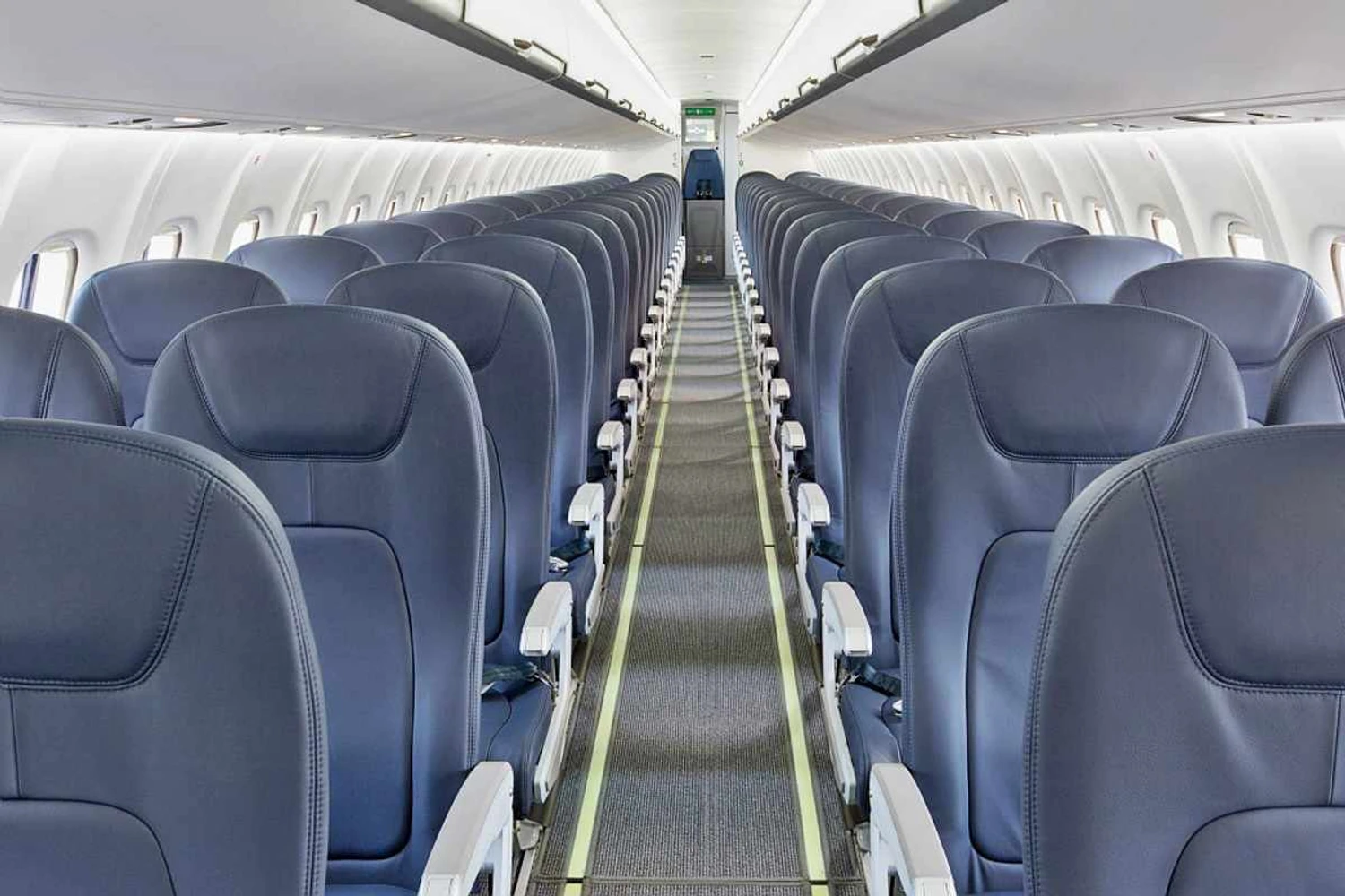Cabine de passageiros do ATR 72-600 da Avianca Argentina