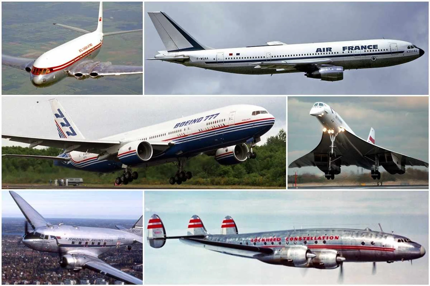 Os aviões comerciais mais importantes da história