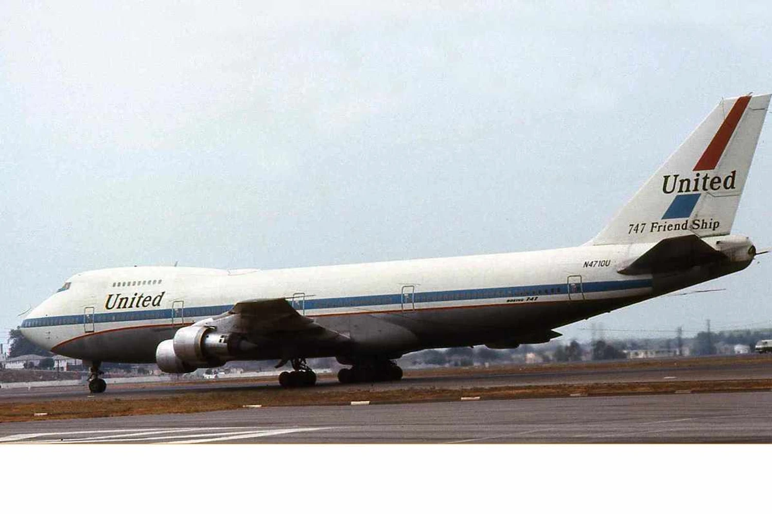 Um dos primeiros Boeing 747 da United Airlines