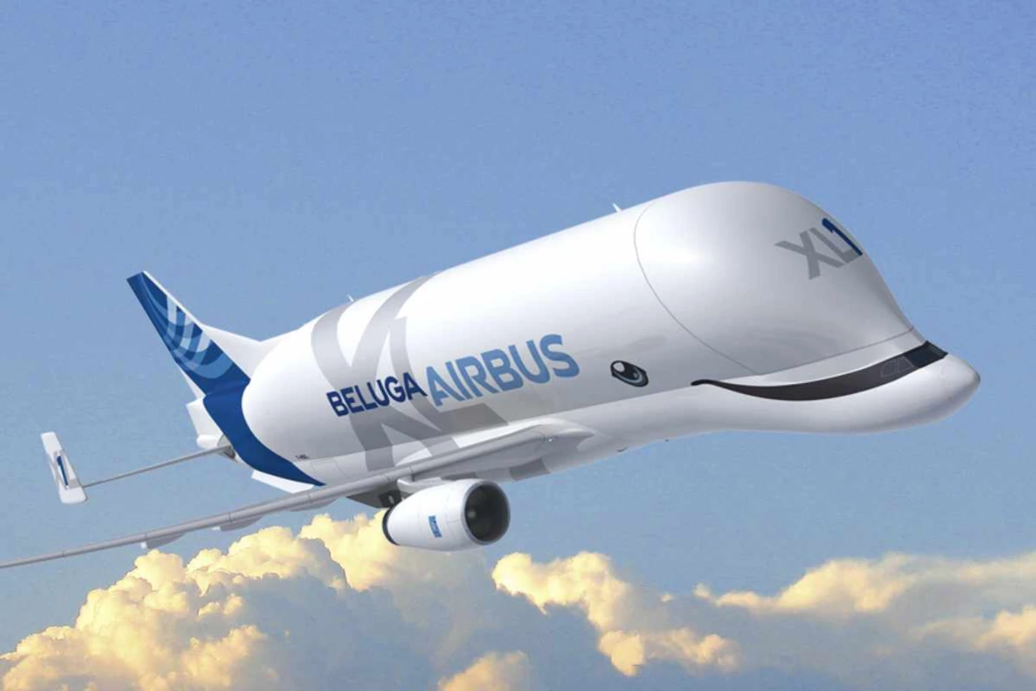 Primeiro BelugaXL vai ter cara de baleia