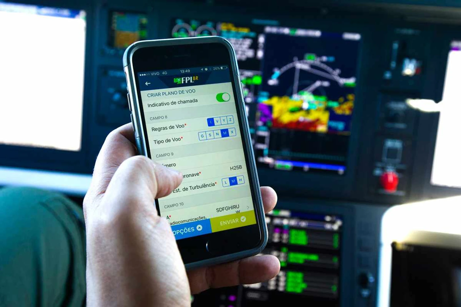 FAB lança aplicativo para gerenciar planos de voo