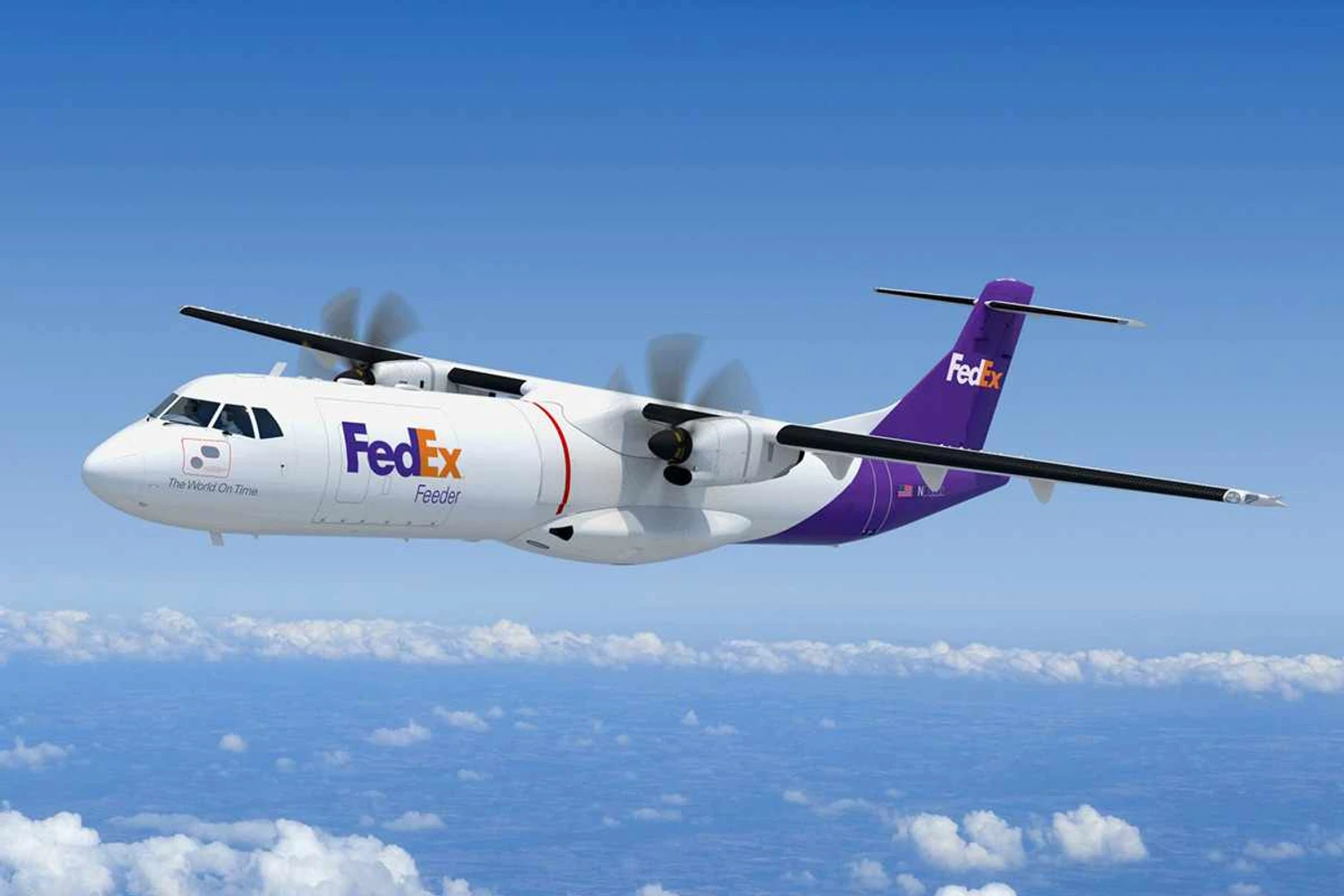 O novo ATR 72-600F, primeira versão genuína de carga do turbo-hélice (ATR)