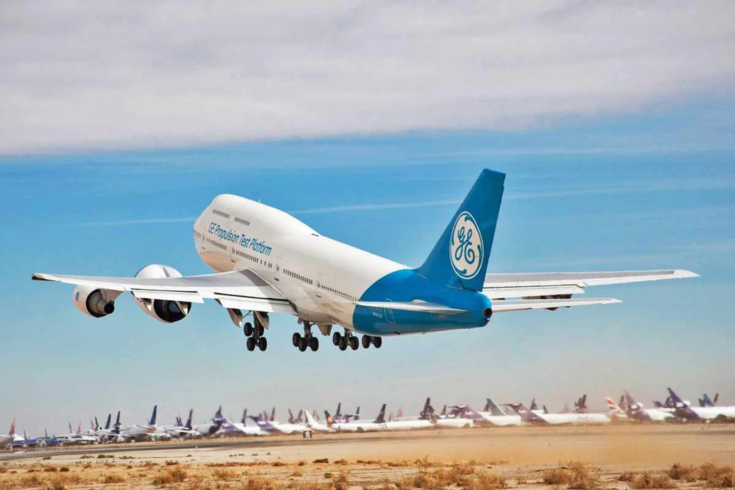 O primeiro voo do GE9X durou quatro horas (GE)