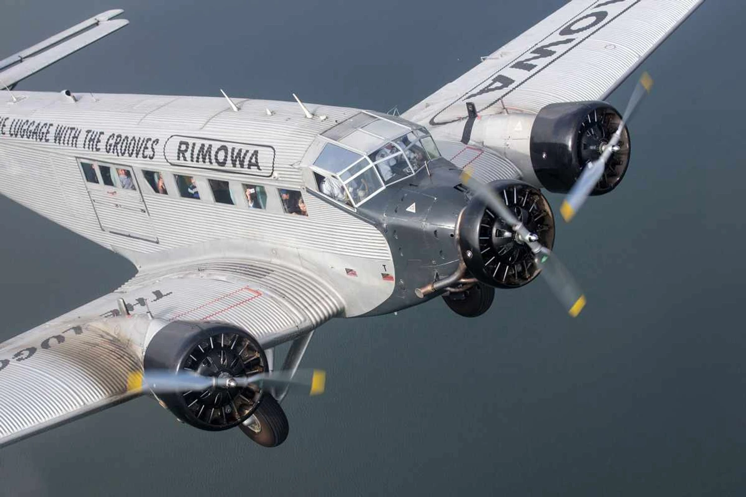 Ju 52 da empresa suíça JU-Air, que oferece voos turísticos (JU-Air)