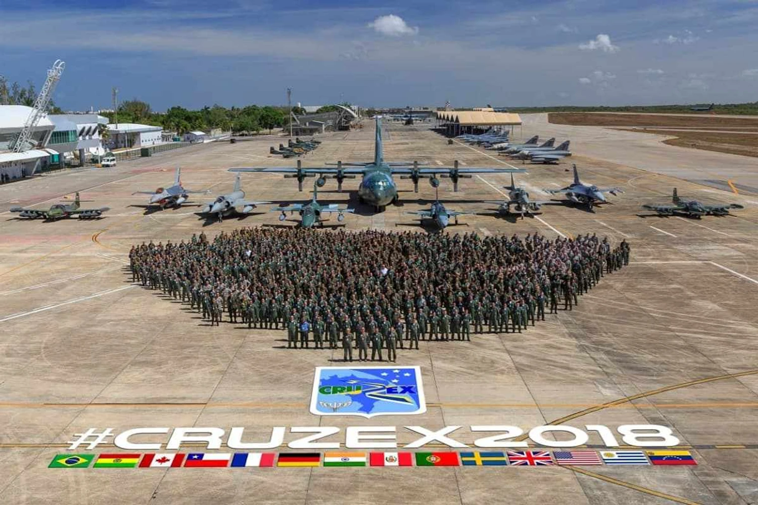 Exercício militar Cruzex 2018 começa em Natal com mais de 100 aeronaves