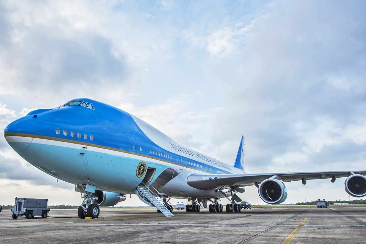 O Air Force One, de Trump, avião presidencial mais famoso do mundo (USAF)