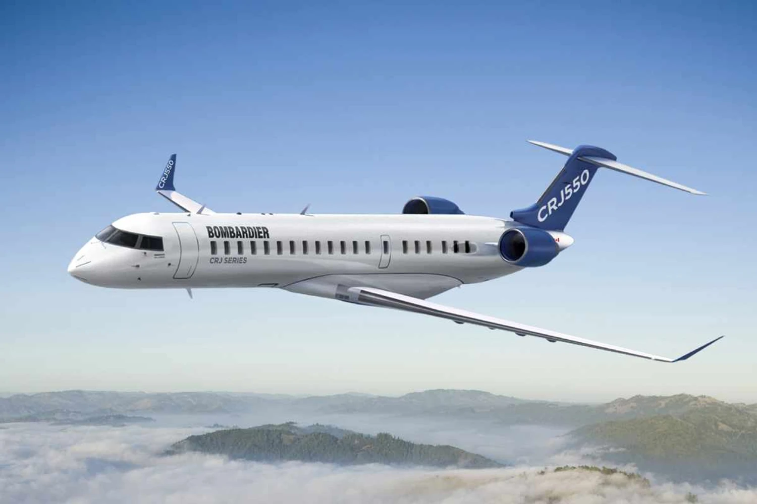 Bombardier lança novo jato regional CRJ550