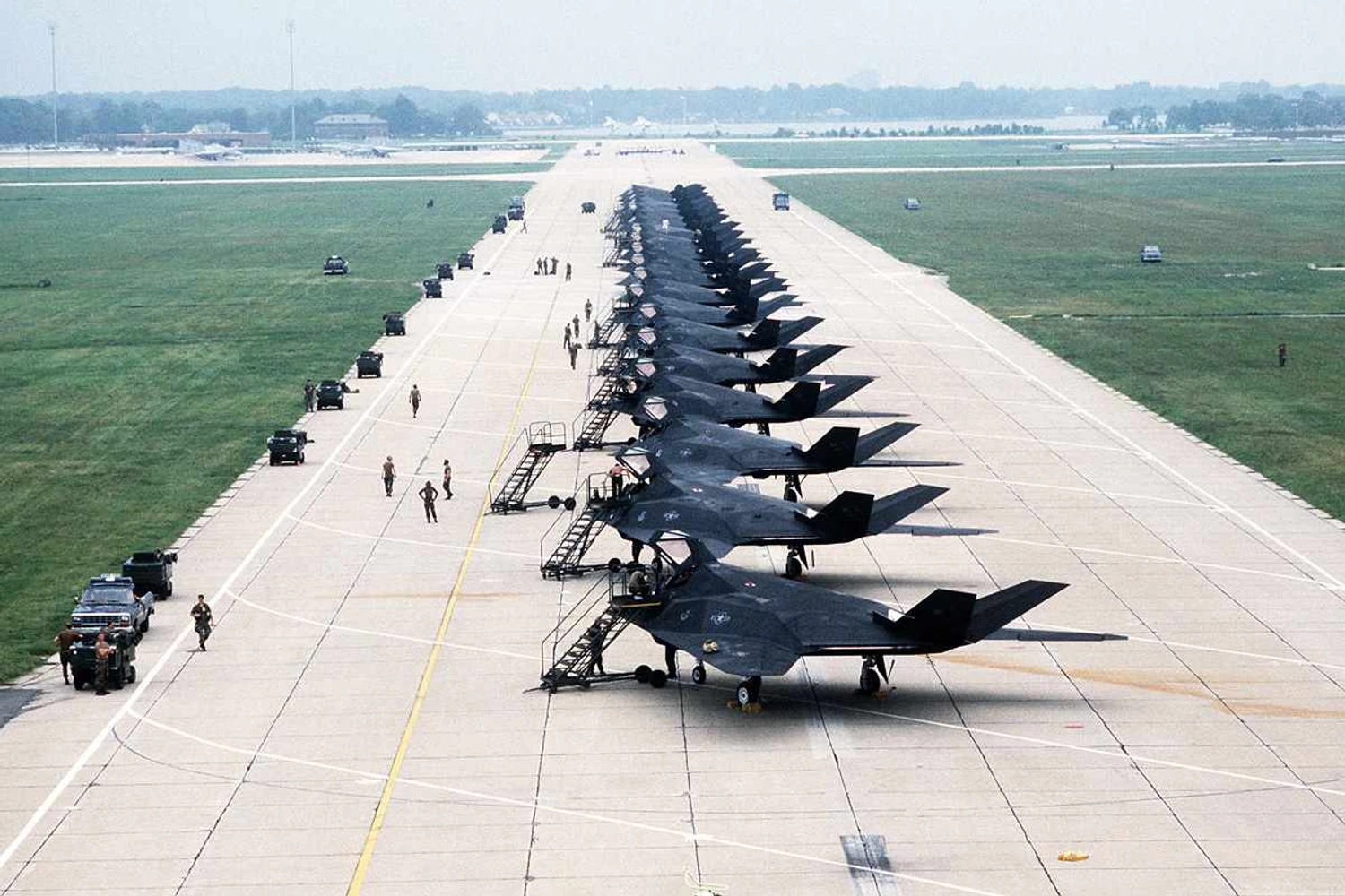 A Força Aérea dos EUA recebeu 59 unidades do F-117 tendo perdido apenas um combate (USAF)