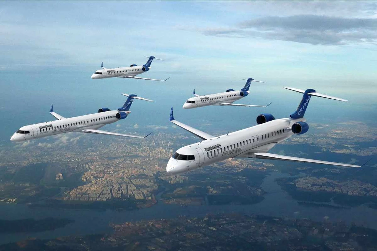 Mitsubishi pode assumir linha de jatos CRJ da Bombardier