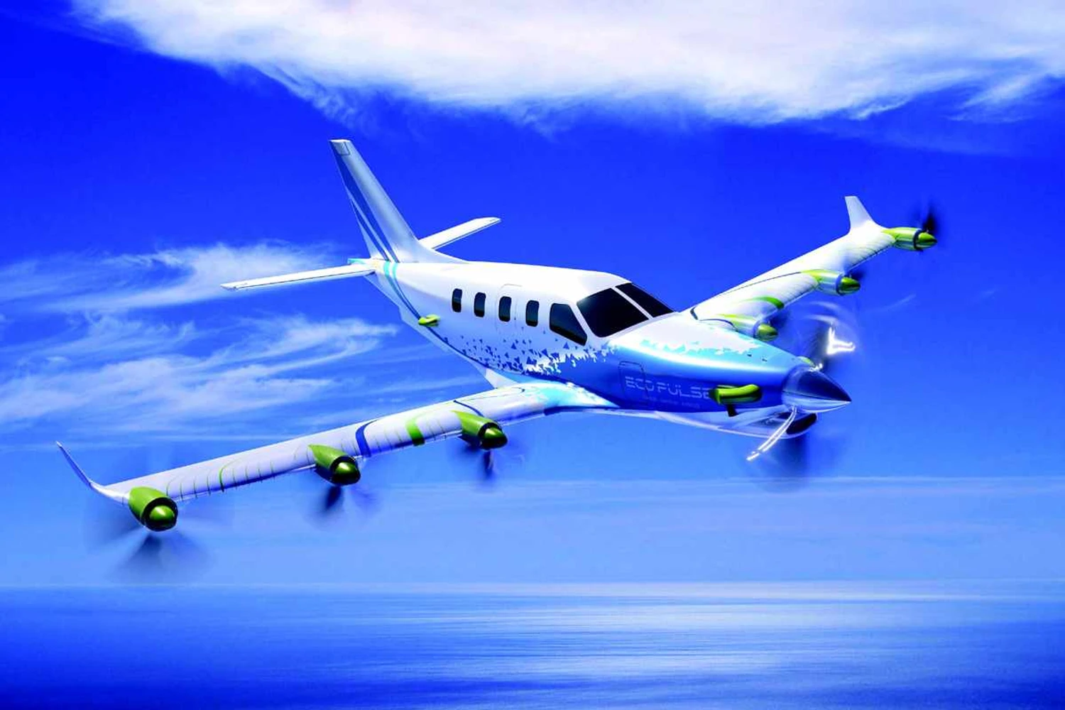 Airbus vai construir avião híbrido-elétrico com sete motores