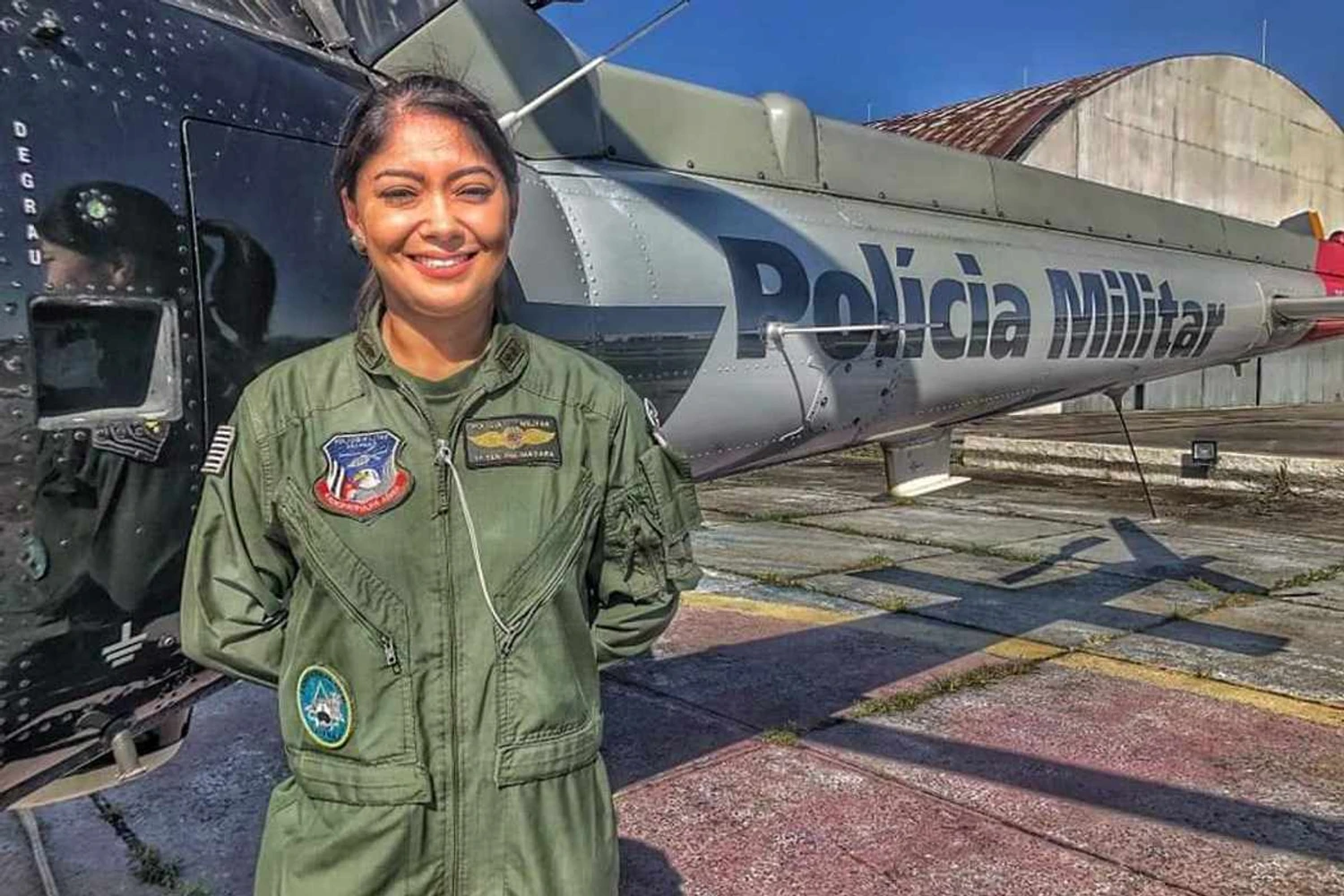 Polícia Militar de SP tem primeira comandante de aeronave mulher