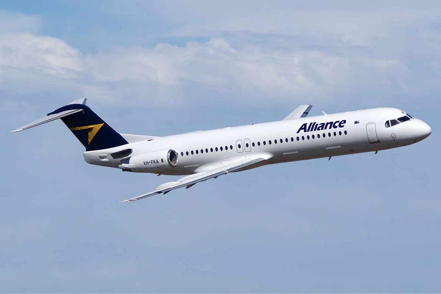Fokker 100 da Alliance: maior frota do fabricante holandês no mundo (Phil Vabre)