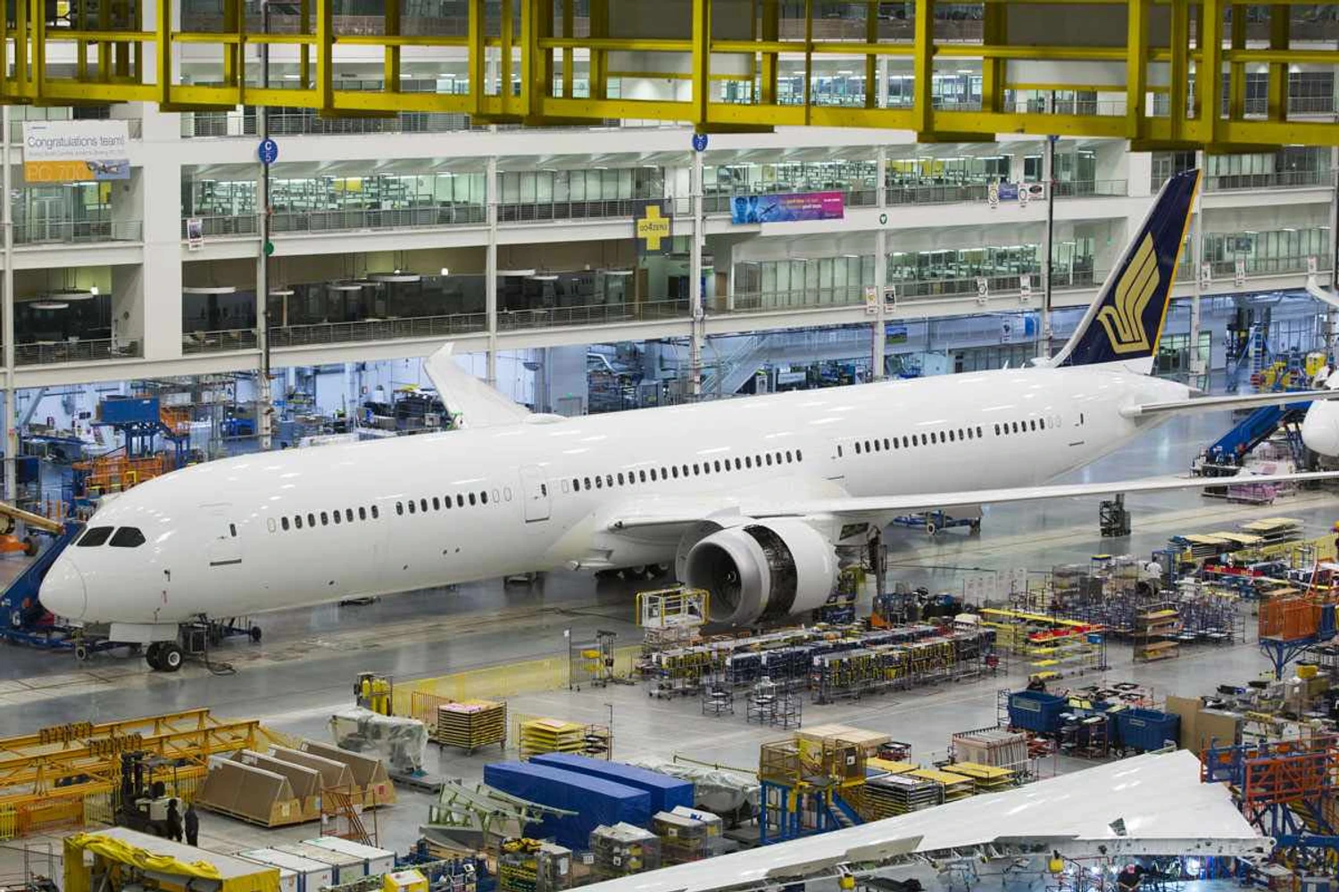 787 assenbly line in South Carolina (Boeing)