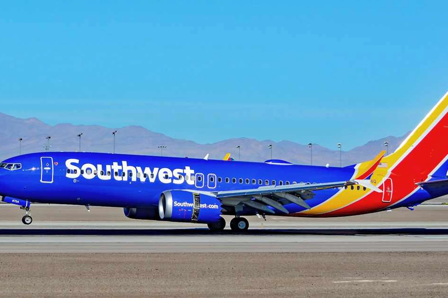 Boeing 737 MAX da Southwest (Tomás del Coro)