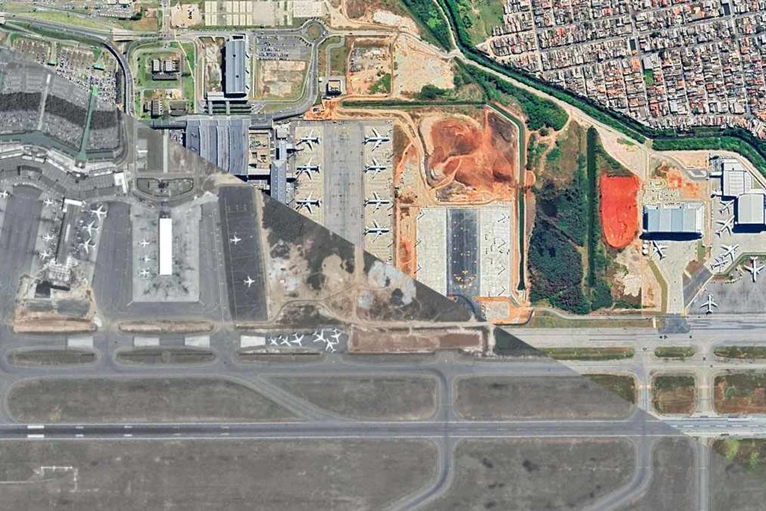 Veja a evolução do Aeroporto de Guarulhos em imagens dos últimos 18 anos