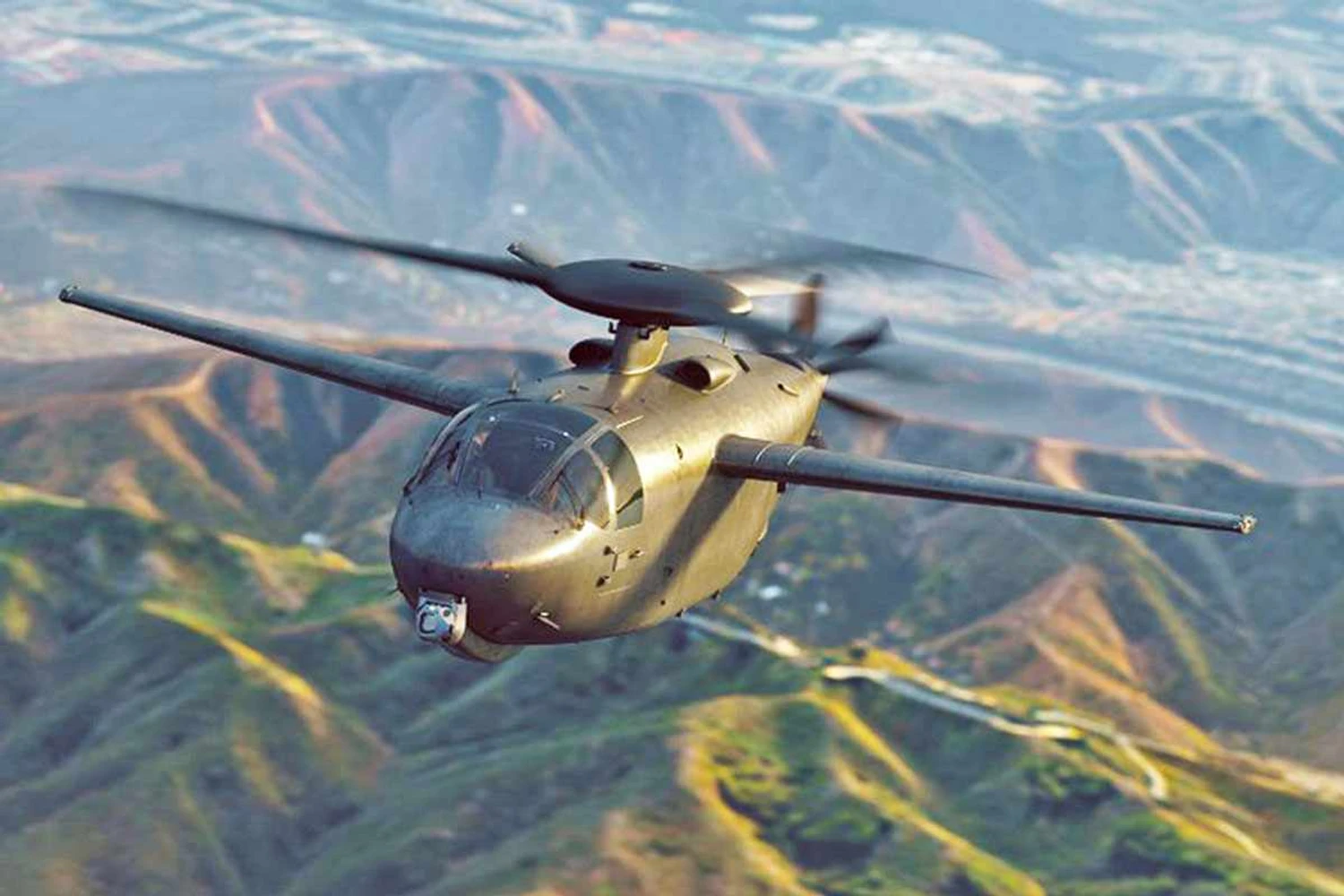 Este é o AR40, conceito de helicóptero de escolta da Karem Aircraft