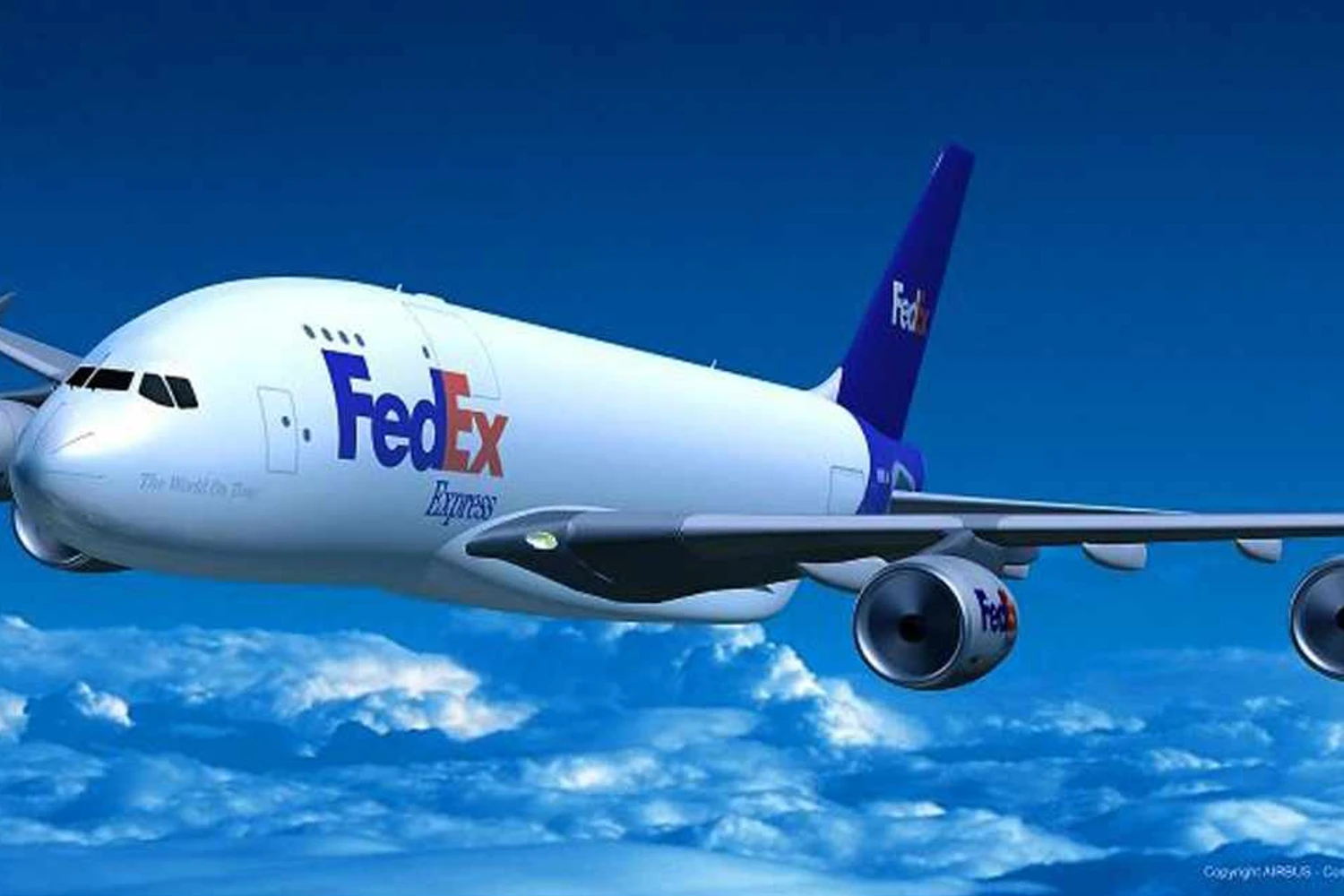 A FedEx foi umas das companhias que encomendou o A380F, mas depois cancelou os pedidos (Airbus)