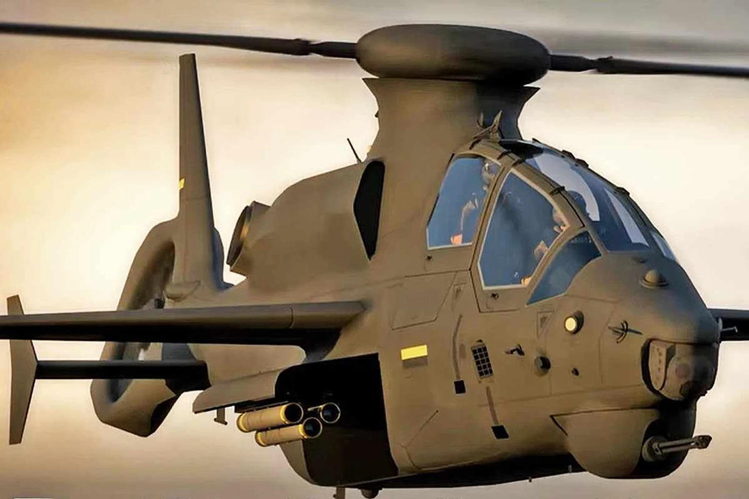 A Bell propôs um helicóptero de concepção mais convencional, o 360 Invictus (Bell)