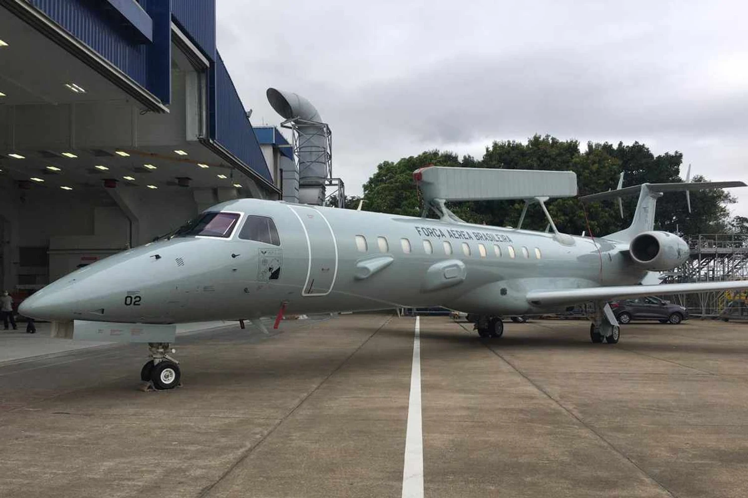 Embraer concluí modernização do primeiro “avião-radar” E-99 da FAB