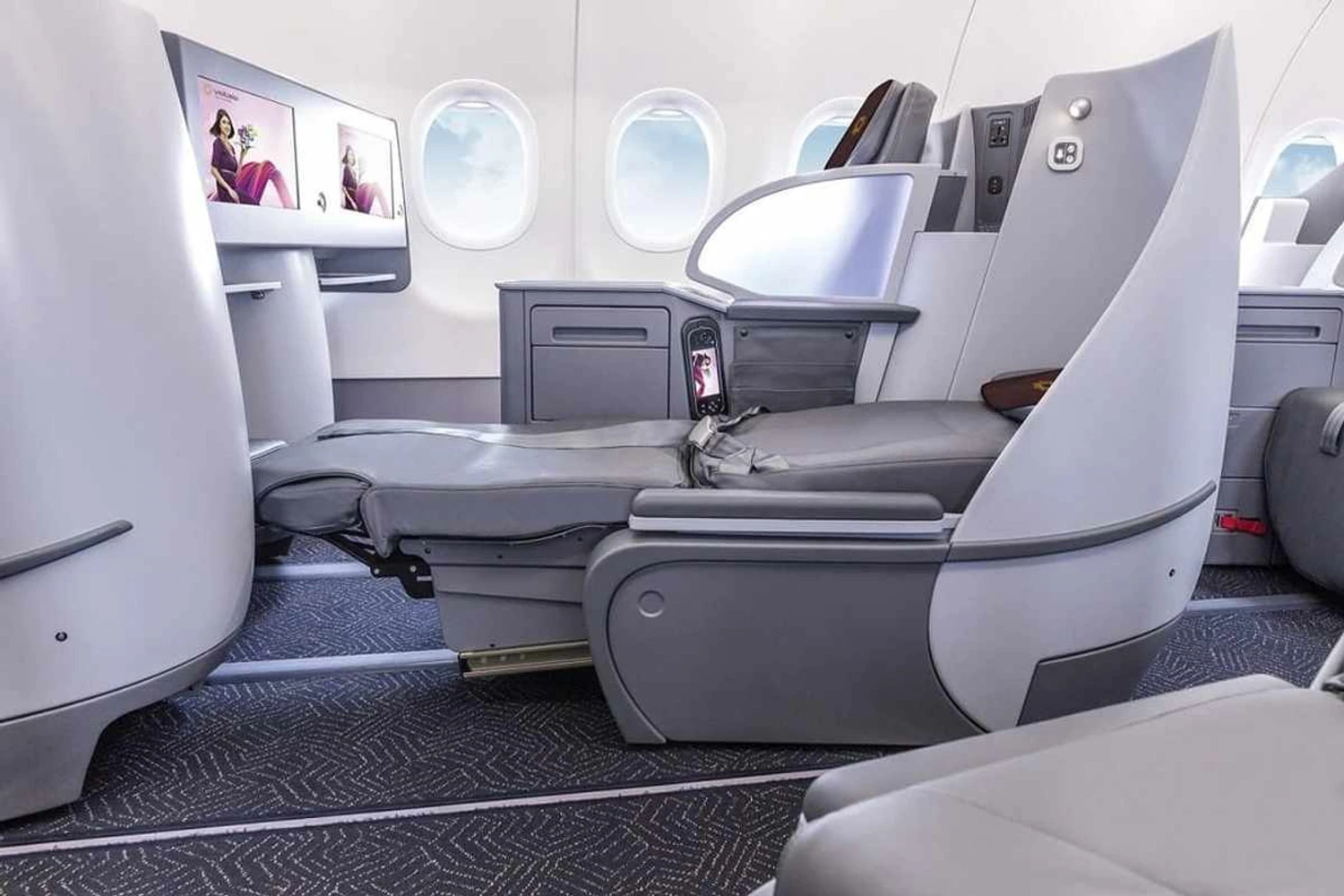 Companhia aérea da Índia recebe raro A321neo com cabine executiva