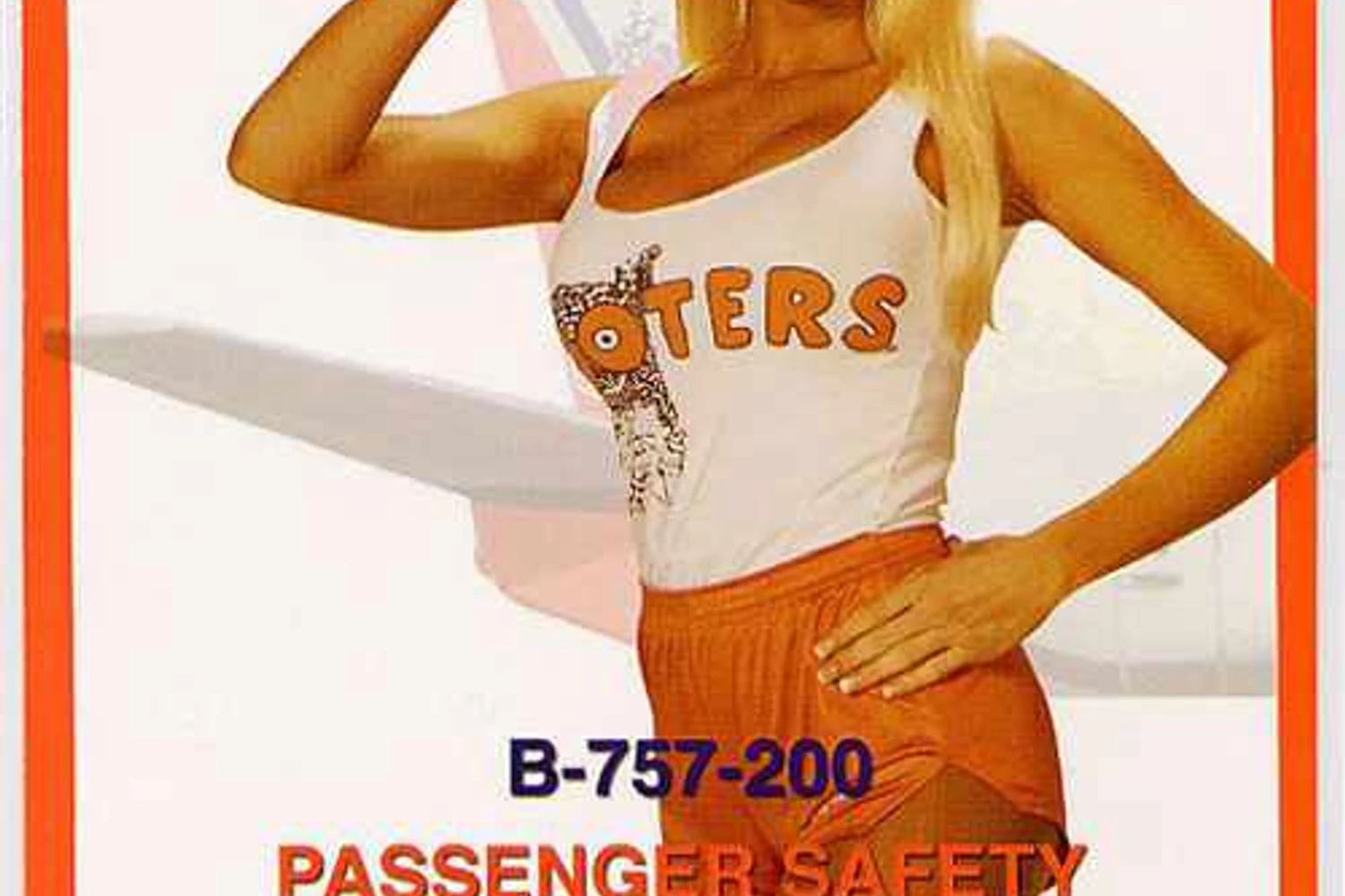 Manual de emergência do 757 operado pela Hooters Air (Reprodução)