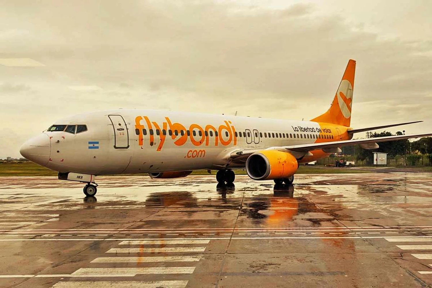 A Flybondi depende de El Palomar para sua estratégia low cost (Flybondi)
