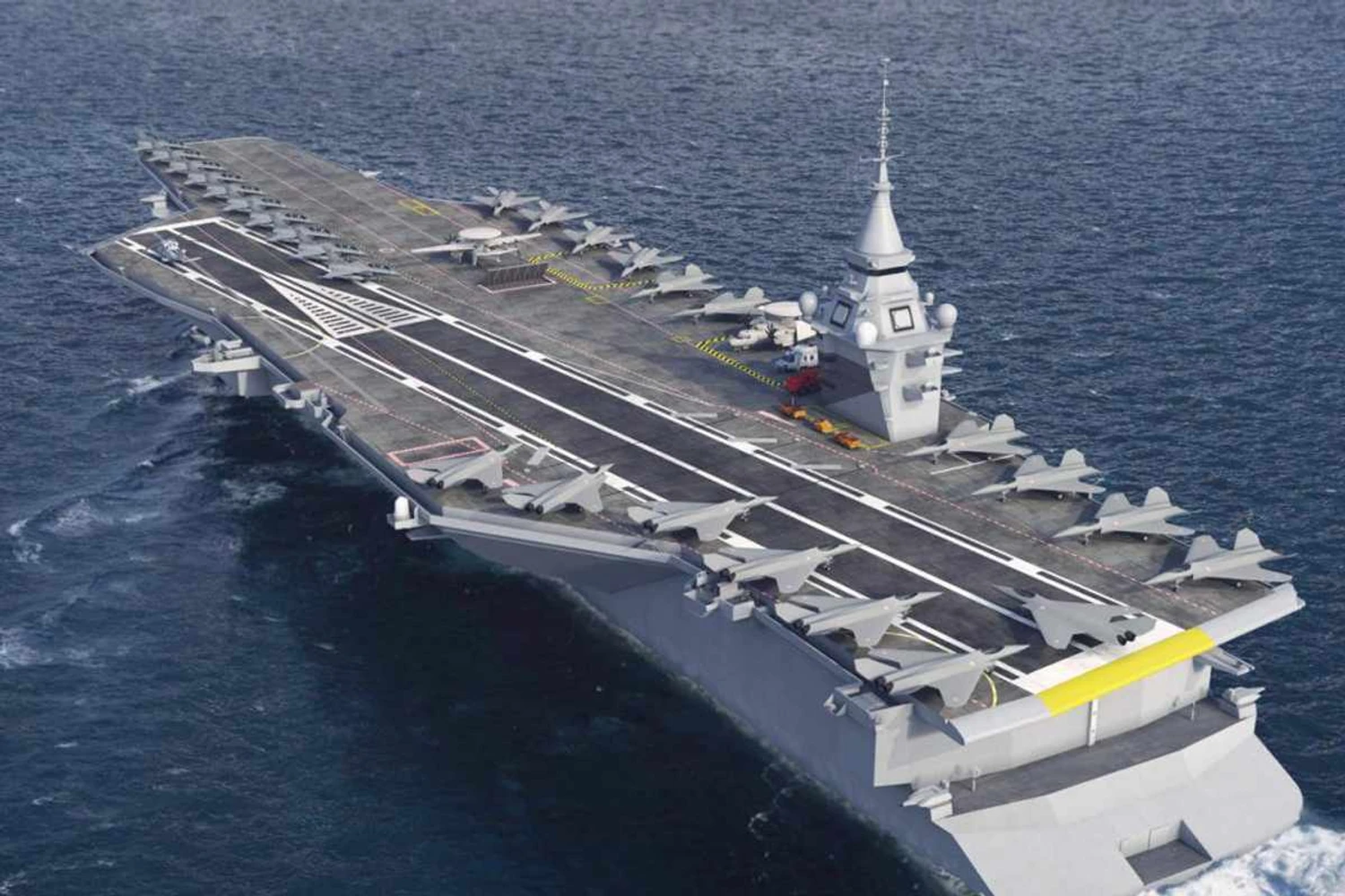 França inicia projeto de novo porta-aviões nuclear