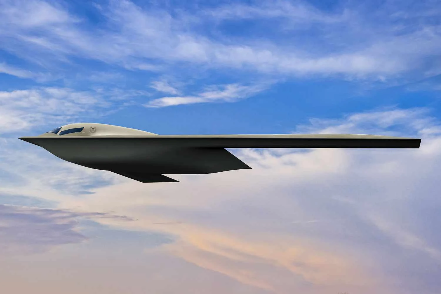 Bombardeiro B-21 deve voar em breve (Divulgação)
