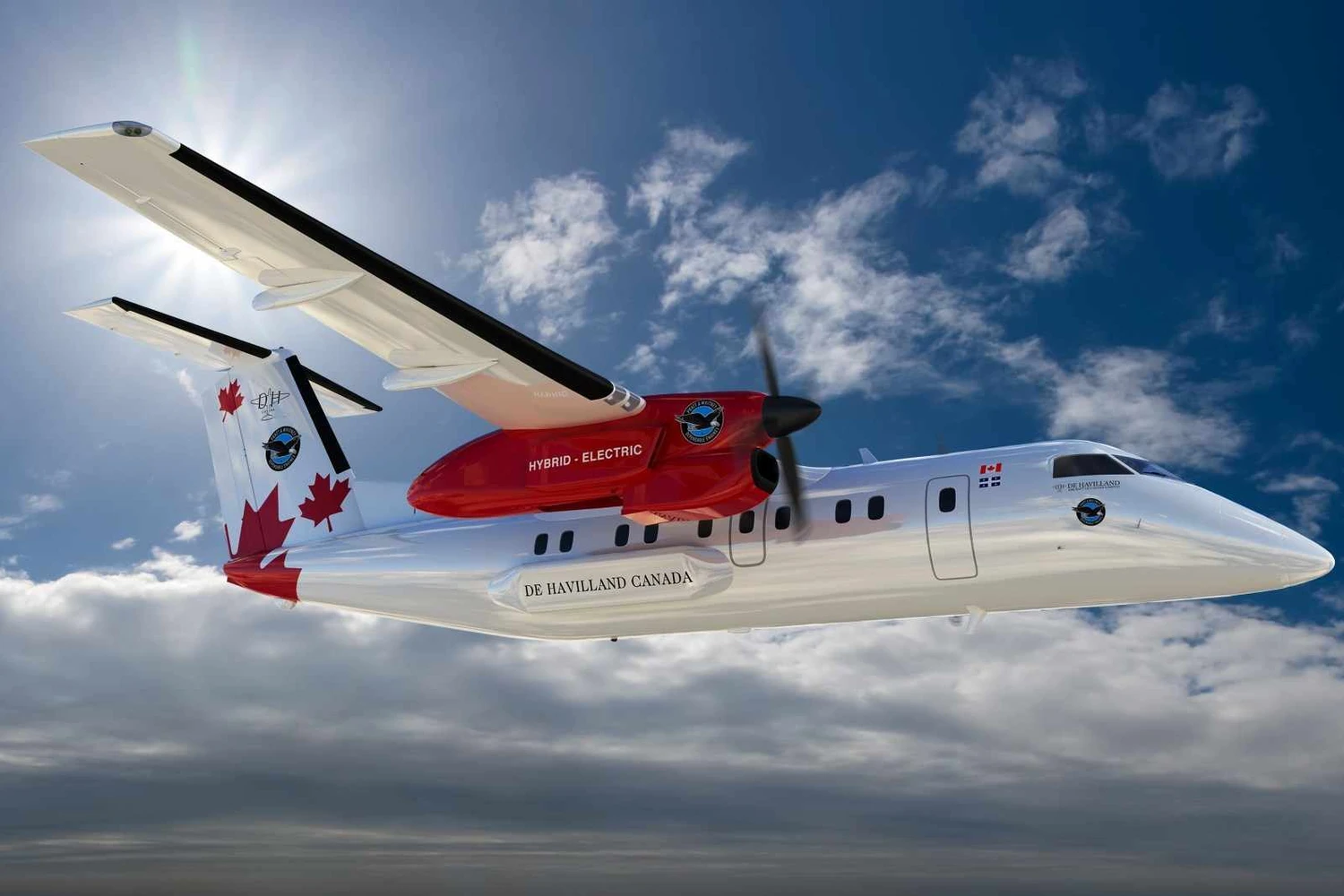 De Havilland e P&W testarão Dash 8 com propulsão híbrido-elétrica