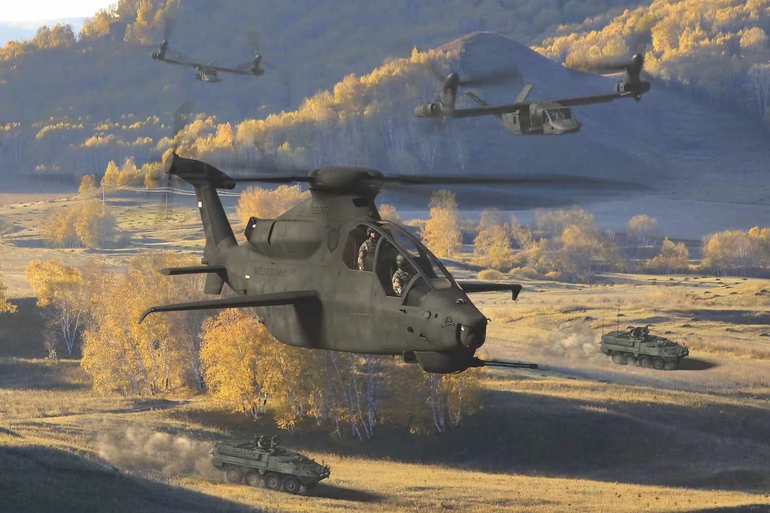 Bell muda projeto do helicóptero de ataque 360 Invictus