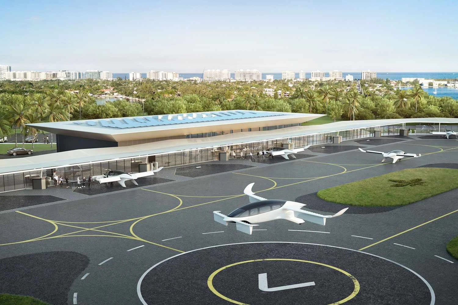 Terminal conceitual da aeronave